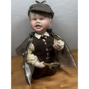 Little Sherlock Doll by Kathy Barry-Hippensteel 1989 Edwin Knowles Doll
